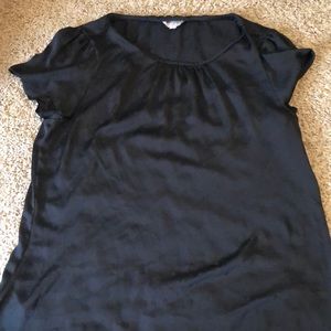 NWOT loft dot black shirt